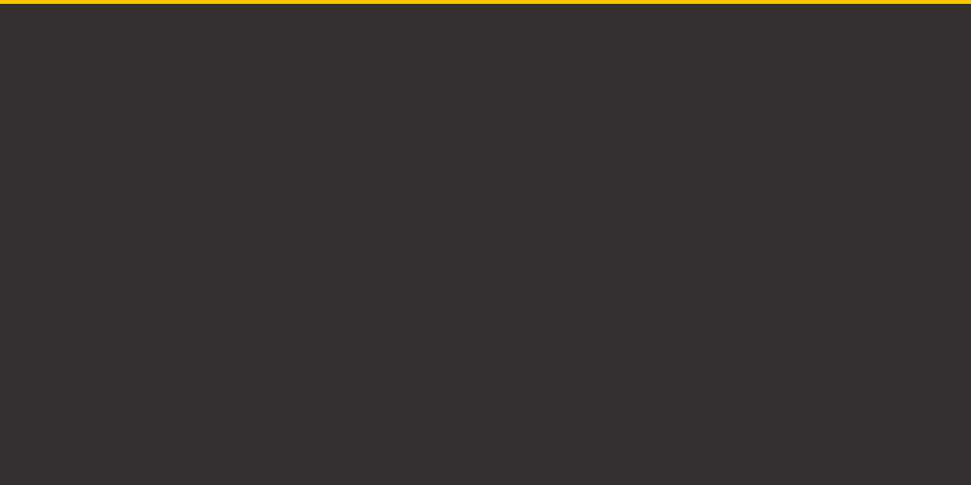 Decorative charcoal background with a gold top rule