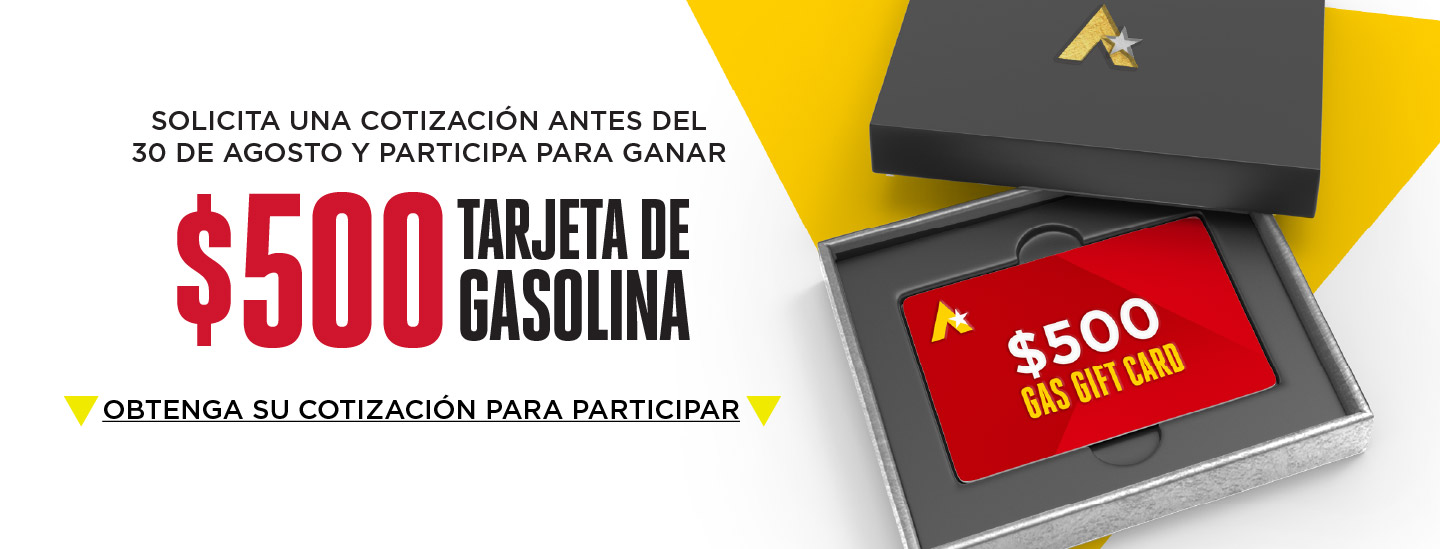 Tarjeta de Gasolina de $500
