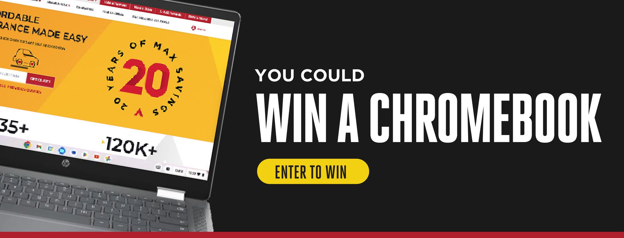 car giveaway banner